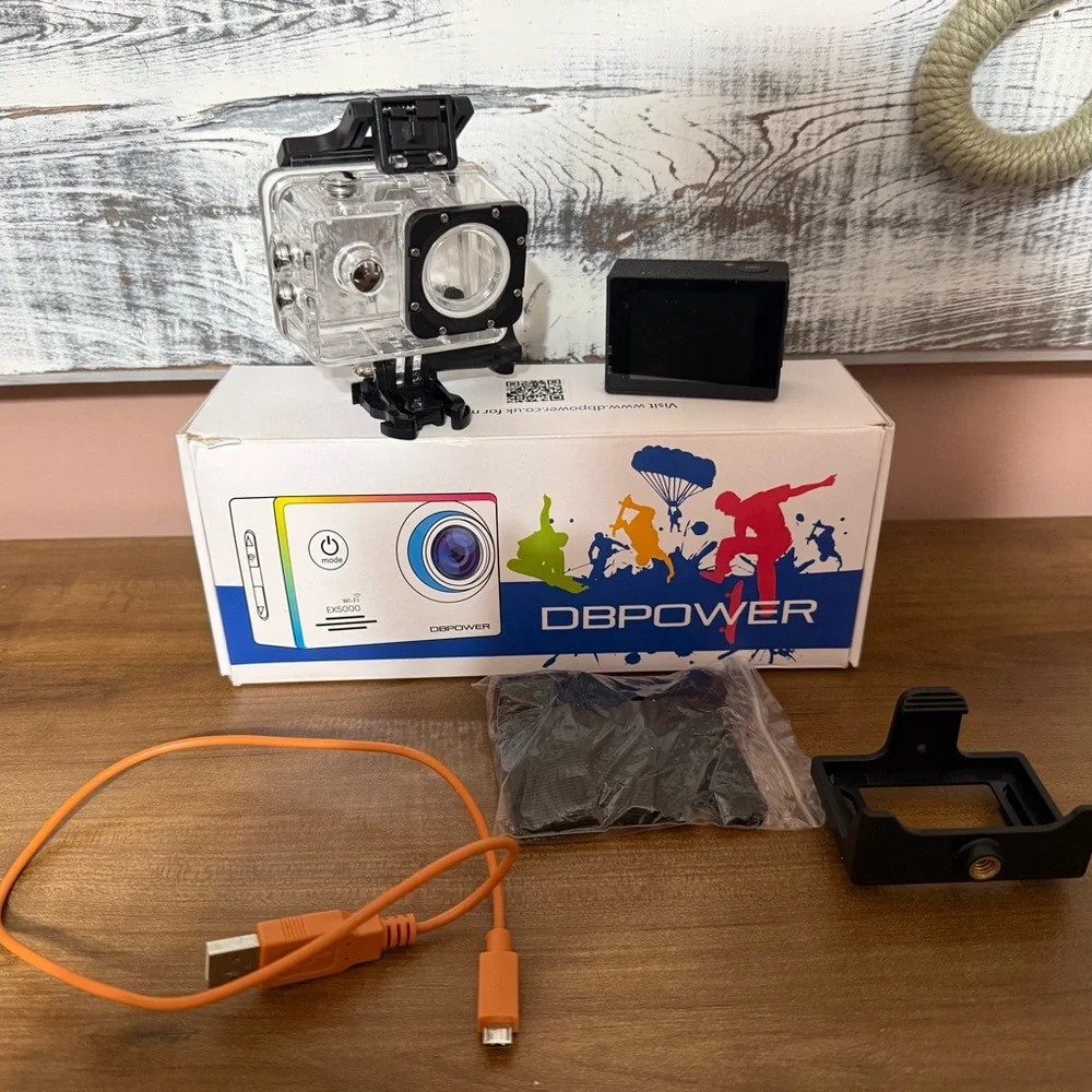 White Action Camera